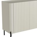 Ver imagem 5 de Aparador Buffet Sala de Jantar 4 Portas Brise Pés Industrial Preto Naim I03 Luna - Lyam Decor