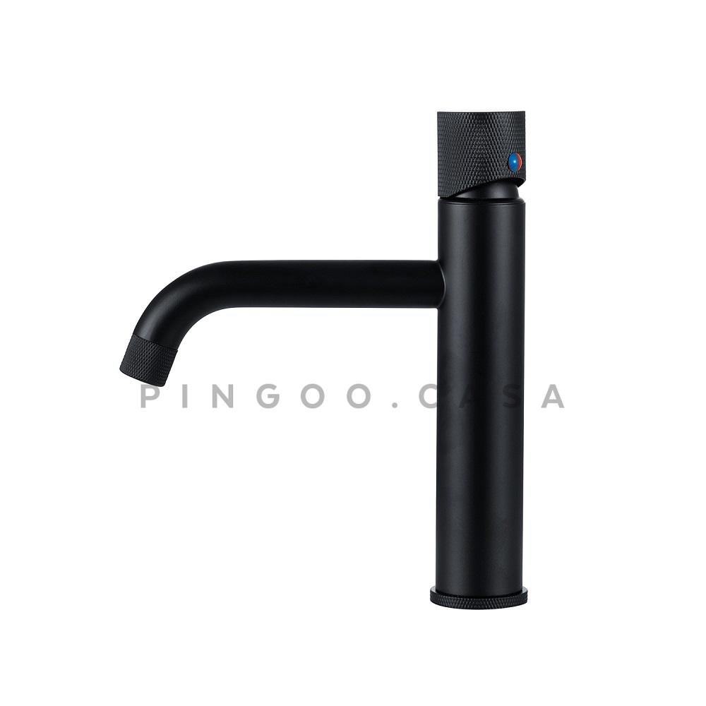 Torneira Para Banheiro Misturador Monocomando Baixa Jagui Pingoo.casa - Preto - 4