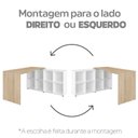 Ver imagem 2 de Escrivaninha Nero Ii - Carvalho/branco 6242