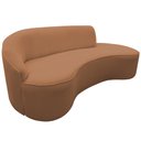 Ver imagem 1 de Sofá Curvo 3 Lugares 180cm Eron Braço Direito Bouclé Terracota - Nexta Casa