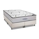 Ver imagem 1 de Cama Box King: Colchão Espuma Ortobom High Foam + Base CRC Courano White(186x198)