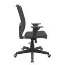 Ver imagem 6 de Cadeira Presidente Brizza Tela Ergonômica Reclinável Para Escritório Regulagem Altura Preta