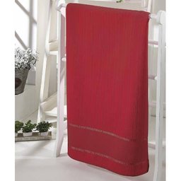 Toalha De Banho - Dohler - Para Bordar - Bella - Vermelho - 1