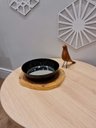 Ver imagem 1 de Bandeja Decorativa Masala Preta com Espelho 28cm