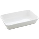 Ver imagem 3 de 8 Travessas Refratárias de Porcelana Branca 29x20x5cm Restaurantes Buffet Línea Lyor Servir