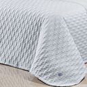 Ver imagem 2 de Colcha Queen 3 Peças 100% Algodão Egípcio 400 Fios Venetto:branco