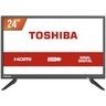 TV LED 24 Polegadas Hd Toshiba L1850 2 HDMI USB Conversor Digital - 1