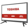 TV LED 24 Polegadas Hd Toshiba L1850 2 HDMI USB Conversor Digital - 2