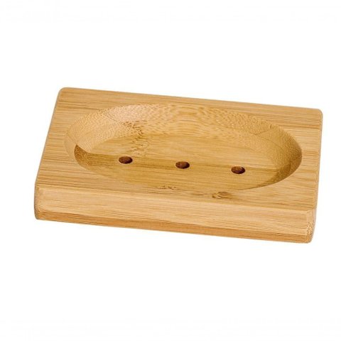 Saboneteira de Bambu 12x9 Cm - Mimo Style - Bm1507