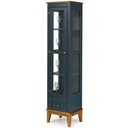 Ver imagem 1 de Cristaleira Remy 1 Porta e 1 Gaveta Cor Azul Petróleo 43cm - 67885