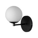 Ver imagem 1 de Arandela Luminária Cristal Globo 12 Cm Moderno Preto 009