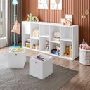 Ver mais imagens de Organizador/Estante para Quarto Infantil com 3 Caixas e 7 Nichos Maia 159x74cmx30cm