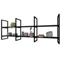 Ver imagem 3 de Nicho Industrial Suspenso Teto Cozinha prateleira industrial suspensa nicho industrial nichos para