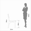 Ver imagem 7 de Conjunto Mesa de Jantar com 6 Cadeiras Retrô Estofada e Encosto Palinha Dalla Costa
