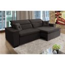 Ver imagem 4 de Sofá Londres 2.10m Retrátil e Reclinável Pillow Top - Marrom
