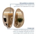 Ver imagem 7 de Espelho Orgânico 100CMX95CM Moldura MDF Speccio Pietra