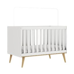 Berço Americano 3 em 1 Branco/bétula Ludmila - 1 Berço Americano 3 em 1 Branco/bétula Ludmila - 1