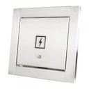 Ver imagem 1 de Visor de Luz Energia 100% Inox Polido Espelhado Design Clean