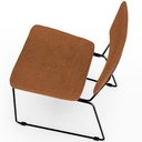 Ver mais imagens de Kit 02 Cadeiras Decorativa Estofada Para Sala De Jantar Base Em Aço Allana L02 Bouclê Terracota -