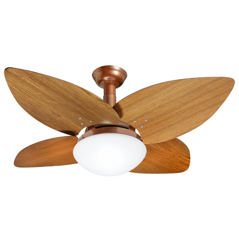 Ventilador de Teto Jet Aspen Venti-delta Cobre 4Pás Freijó 110 V Ventilador de Teto Jet Aspen Venti-delta Cobre 4Pás Freijó 110 V