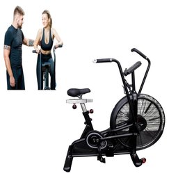 AIR BIKE PROFISSIONAL BICICLETA DE SPINNING CROSSFIT DISPLAY LCD AIRBIKE ERGOMETRICA PROFISSIONAL - 1