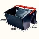 Ver imagem 2 de Caçamba para Pintura 12l + Rolo 23cm em Poliamida 8mm + Suporte Garfo Gaiola para Rolo de Pintura 23