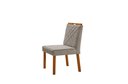 Ver imagem 3 de Conjunto Sala de Jantar Mesa Florença Madeira Maciça 180x90cm Tampo Retângular Vidro Off White com 6