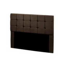 Cabeceira Julia 1,40 Casal bege amassado ref 1301 - Star Confort Chocolate - 4