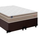 Ver imagem 5 de Cama Box Casal Bipartido Suede + Colchão Lis Molas Ensacadas Superpocket Plumatex 138cm – Suporta At