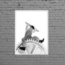 Ver imagem 1 de Quadro Charlie Chaplin Tempos Modernos 33x24cm:Madeira branca