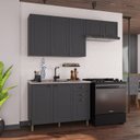 Ver imagem 1 de Cozinha Modulada 3 Peças 1 Balcão sem Tampo 2 Aéreos 100% MDF Bari
