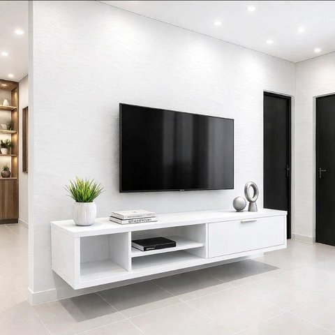 Rack para Sala TV Home em MDF Alto Padrão