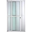 Ver imagem 2 de Porta de Aluminio Sacada 2 Folhas com Fechadura Linha Premium:2,10 X 1,50/branco