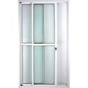 Ver imagem 2 de Porta de Aluminio Sacada 2 Folhas com Fechadura Linha Premium:2,10 X 1,20/branco