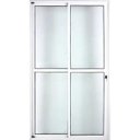 Ver imagem 1 de Porta de Aluminio Sacada 2 Folhas com Fechadura Linha Premium:2,10 X 1,20/branco
