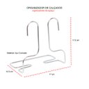 Ver imagem 2 de Organizador de Sapato para 4 Pares Calçado Sapateira Armarios