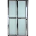 Ver imagem 1 de Porta de Aluminio Sacada 2 Folhas com Fechadura Linha Premium:2,10 X 1,20/brilhante