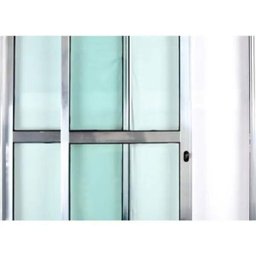Porta de Alumínio de Correr Balcão 2 Folhas 210 x 150 Brilhante Linha 25 com Chave - 2