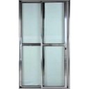Ver imagem 1 de Porta de Aluminio Sacada 2 Folhas com Fechadura Linha Premium:2,10 X 1,50/brilhante
