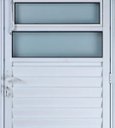 Ver imagem 2 de Porta de Aluminio Basculante Esquerda Linha Premium:2,10 X 0,90/branco