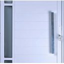 Ver imagem 2 de Porta de Alumínio Lambril com Visor e Puxador Cor Branco 210 x 80 Direita Linha All Soft