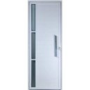 Ver imagem 1 de Porta de Alumínio Lambril com Visor e Puxador Cor Branco 210 x 90 Direita Linha All Soft