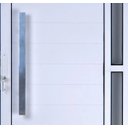 Ver imagem 3 de Porta de Alumínio Lambril com Visor e Puxador Cor Branco 210 x 90 Direita Linha All Soft