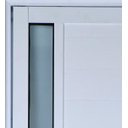 Ver imagem 3 de Porta de Alumínio Lambril com Visor Duplo Cor Branco 210 x 70 Direita Linha All Soft