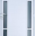 Ver imagem 2 de Porta de Alumínio Lambril com Visor Duplo Cor Branco 210 x 70 Direita Linha All Soft