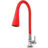 Torneira Gourmet Cozinha Flexível Cone 2 Jatos Vermelha Mesa C34 Casagrande Mundial - 1