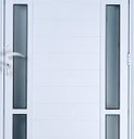 Ver imagem 2 de Porta de Alumínio Lambril com Visor Duplo Cor Branco 210 x 80 Esquerda Linha All Soft