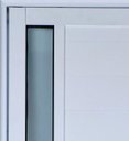 Ver imagem 3 de Porta de Alumínio Lambril com Visor Duplo Cor Branco 210 x 80 Esquerda Linha All Soft
