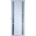 Ver imagem 1 de Porta de Alumínio Lambril com Visor Duplo Cor Branco 210 x 80 Esquerda Linha All Soft