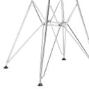 Ver imagem 2 de Cadeira Charles Eames Eiffel Dkr - Verde Translúcido - Base Aço Cromado